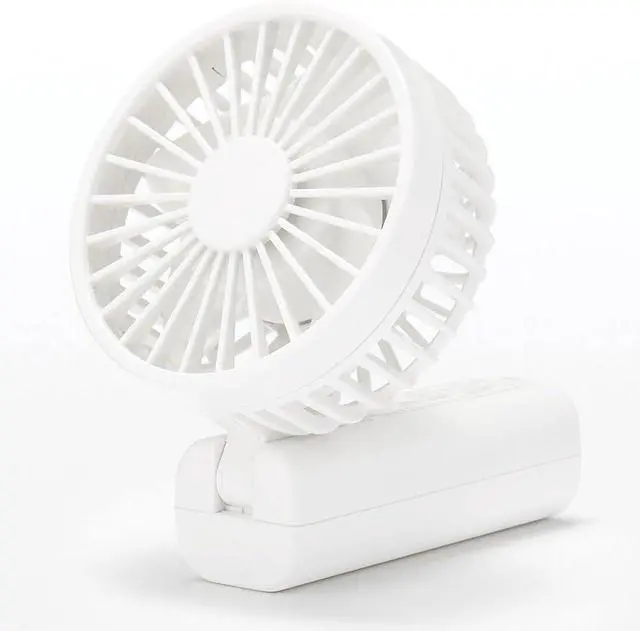 Alt view image 4 of 7 - MUJI Rechargeable Compact Handy Fan - White/MJ-HF4-WH