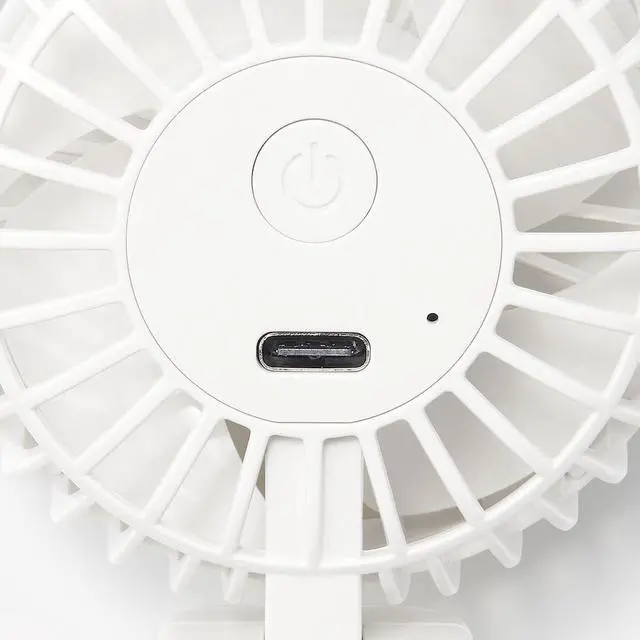 Alt view image 5 of 7 - MUJI Rechargeable Compact Handy Fan - White/MJ-HF4-WH