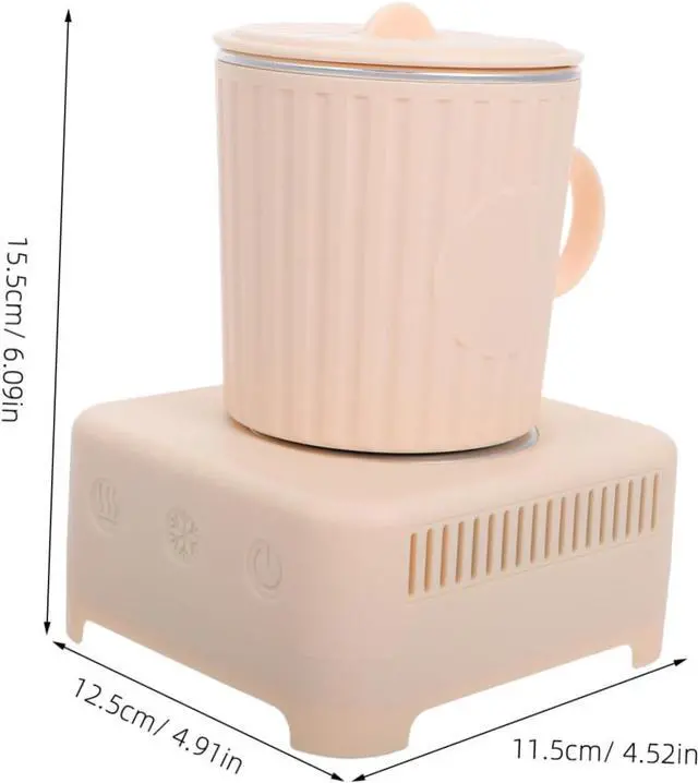 Alt view image 2 of 7 - Amosfun Desktop Electric Mug Cooler and Heater Rapid Drink Chiller for Home Efficient Temperature Control for Beverages for Beer