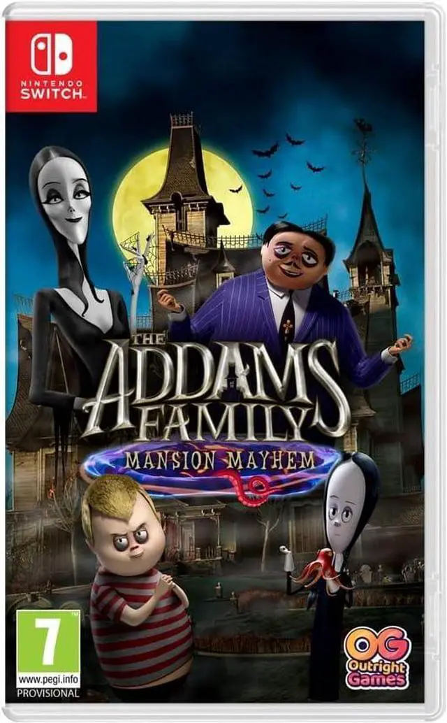 Main image of The Addams Family: Mansion Mayhem (Nintendo Switch)