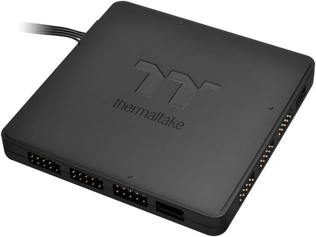 Main image of Thermaltake 9 Port LED Hub Sync Controller - Black