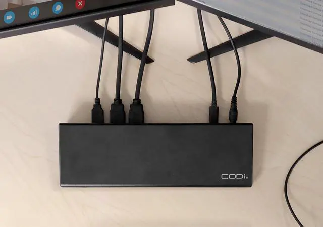 Alt view image 3 of 4 - CODi Centro1080 USB-C Triple Display Docking Station | Supports 2 Screens (Windows, macOS, and ChromeOS), Triple 4K@60Hz, 96W PD Charging