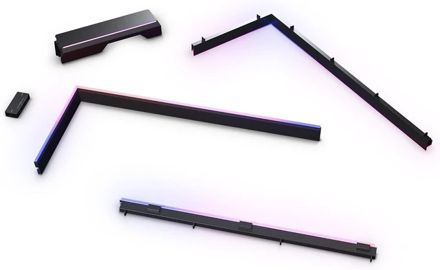 Main image of Phanteks NV7 Premium DRGB Kit, 4X D/A-RGB LED modules for NV7 Outer Frame, 1x D/A-RGB Power hub Included (Black)
