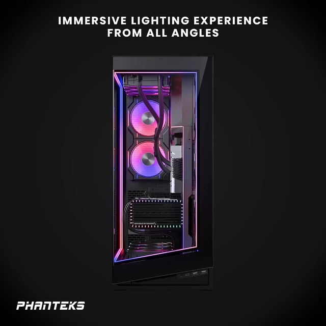 Alt view image 5 of 5 - Phanteks NV7 Premium DRGB Kit, 4X D/A-RGB LED modules for NV7 Outer Frame, 1x D/A-RGB Power hub Included (Black)