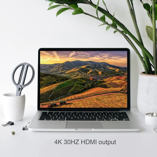 Alt view image 4 of 6 - M.2 500GB SSD Drive, with 5 in 1 USB C Hub Adapter with 500G SSD Inside, with 4K HDMI Display, 2 x10Gbps USB-C 3.1 Ports, 1 x SD Card Port, Up to 1000mb/s