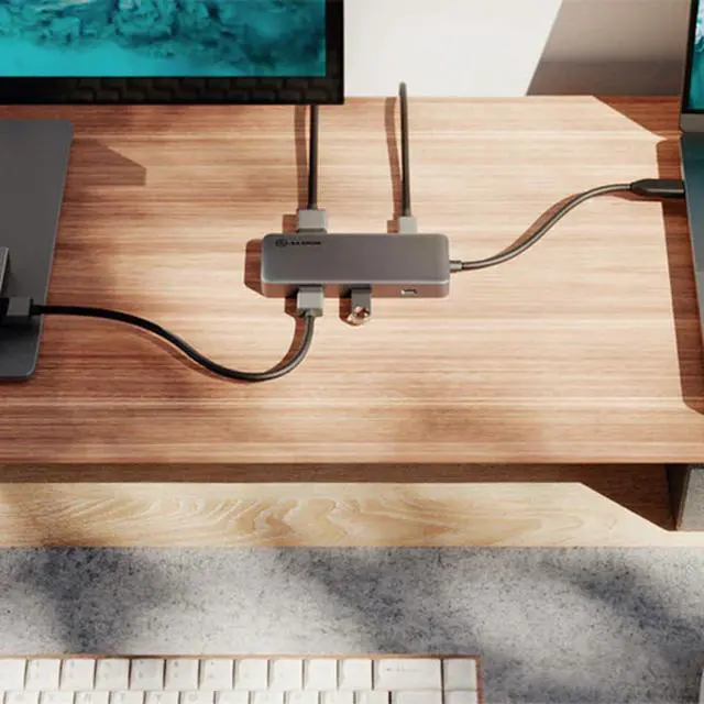 Alt view image 4 of 4 - Alogic Spark 6-in-1 USB 4 Hub with 8K HDMI