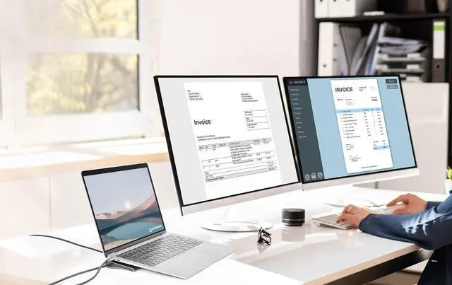 Alt view image 3 of 7 - MANHATTAN USB C Docking Station 2 HDMI, 3 Monitor, 12 in 1, Triple Display Laptop Docking Station with 5Gbps USB-A/C 3.1, USB 2.0, 100W PD, Ethernet, Audio, SD/TF Card Slot - Grey