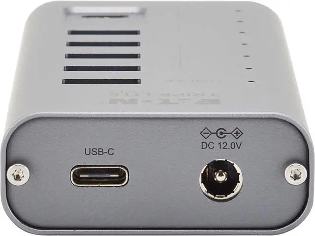 Alt view image 5 of 7 - Tripp Lite Series 7-Port USB-C Hub - USB 3.2 Gen 1 and USB 3.2 Gen 2, 5 USB-A and 2 USB-C Ports, Gray (U360-007-5A2C)