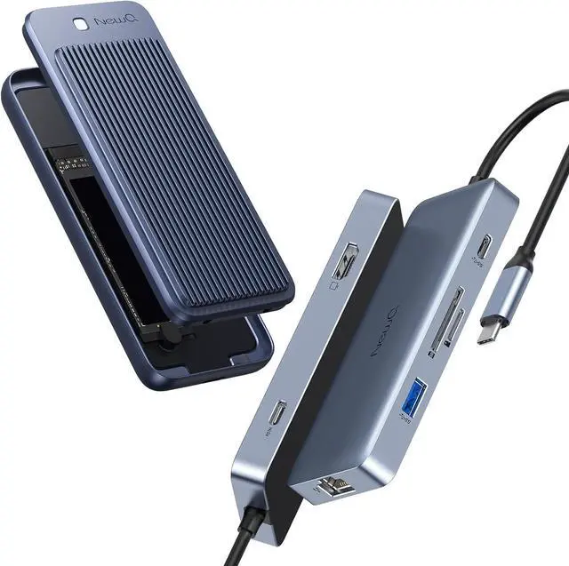 Main image of 140W USB C Hub and USB4 M.2 NVMe SSD Enclosure