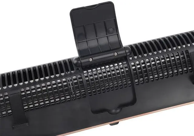 Alt view image 6 of 7 - Computer Monitor Fan, 3 Speed Gears Adjust Wind Angle USB Monitor Cooling Fan, Bladeless Fan for Bed Office Car Dorm Travel Camping Beach (Black)