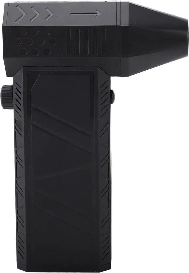 Alt view image 5 of 7 - 130000RPM Mini Turbo Fan Electric Air Duster Blower with Two Magnetic Nozzles Stepless Speed Adjustment Cordless USB Rechargeable (Black)