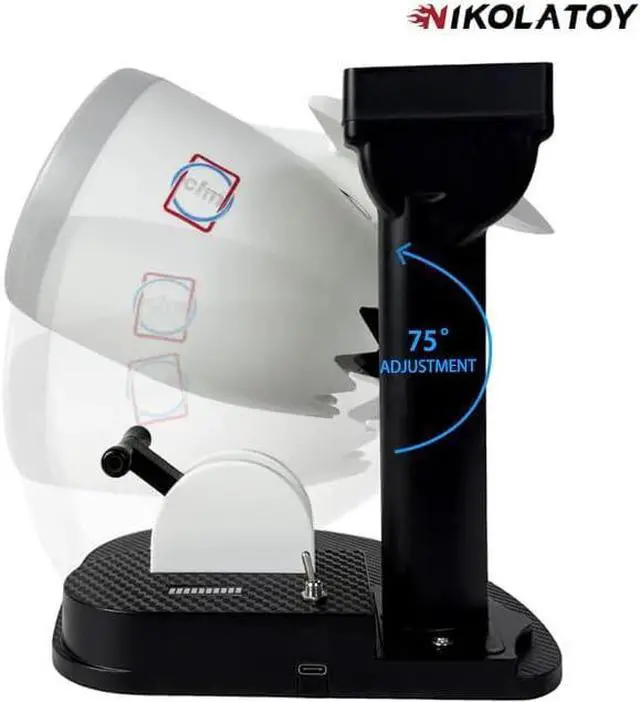 Alt view image 2 of 5 - New Desktop Jet Engine Model with Humidifier and Colorful Lights  Creative Aviation-Inspired Tech Decor Gift (Red)