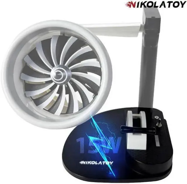 Alt view image 3 of 5 - New Desktop Jet Engine Model with Humidifier and Colorful Lights  Creative Aviation-Inspired Tech Decor Gift (Red)