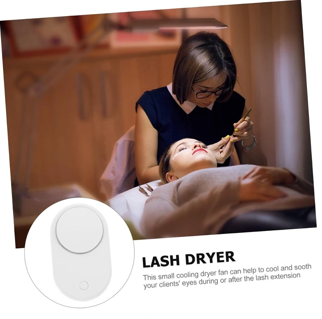 Alt view image 7 of 7 - DOITOOL Lash Extensions Supplies 6pcs Eyelash Fan Mini Personal Fan Travel Stuff Mini Fan Lash Extension Fan Usb Auxiliary Tool