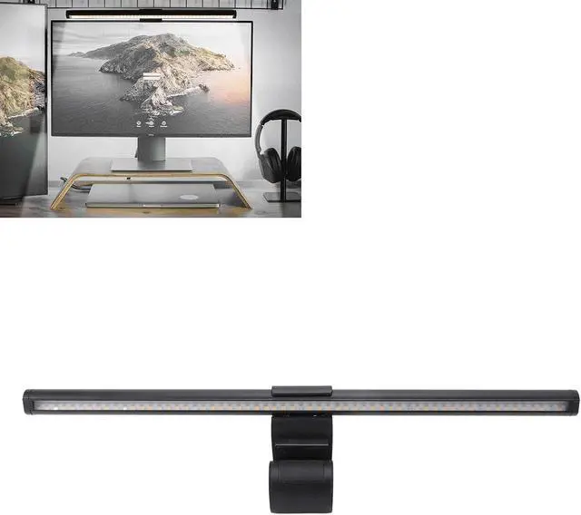 Alt view image 6 of 7 - Fafeicy LED Computer Screen Light Bar Stepless Dimming USB Powered Eye Caring Reading Lamp with Ra95 High CRI Applicable Size and Manual Dimming Adjustment