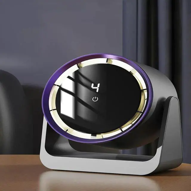 Alt view image 2 of 7 - Mini Electric Fan Desktop Dormitory USB Desk lamp Fan Wall-Mounted Household Dormitory circulating Fan