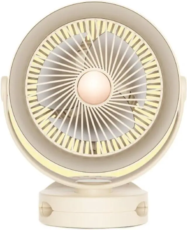 Main image of AJMIPO Large Wind Force Clip Fan USB Charging Portable Desktop Small Fan Student Dormitory (W,A)