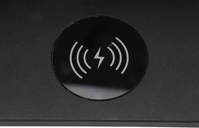 Alt view image 6 of 7 - 85 to 265V Adjustable Lamp Holder USB Wall Light for Reading Study Bedside Hallway, Wireless Wall Light, Convenient USB Charging Interface Charging LED Lamp (Black Left)