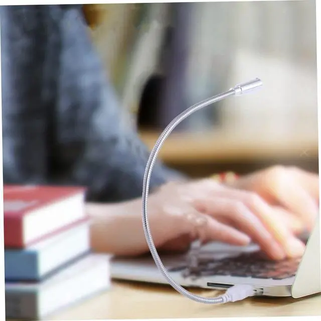 Alt view image 4 of 7 - 4pieces USB Reading Lamp High Brightness Flexible Gooseneck Led Light for Laptop Eye-Caring Portable USB Lights for Nighttime Use and Eye