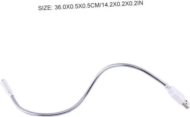 Alt view image 6 of 7 - 4pieces USB Reading Lamp High Brightness Flexible Gooseneck Led Light for Laptop Eye-Caring Portable USB Lights for Nighttime Use and Eye