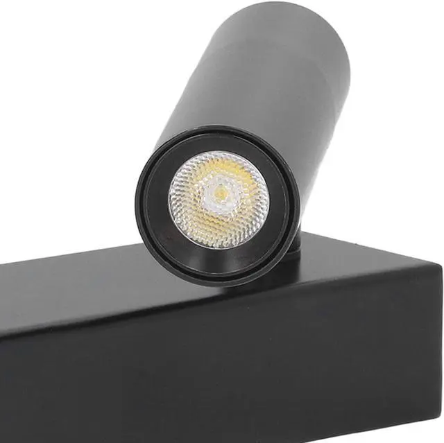 Alt view image 3 of 7 - LED Wall Lamp with USB Port, Minimalist Indoor Bedroom Reading Light, Wall Mounted and Rotatable - Adjustable Angle, Durable Aluminum, Convenient Charging for Devices