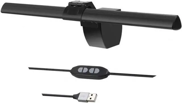 Main image of 1set Led Computer Monitor Light USB Connection Three Lighting Modes for Eye Care Clip Design for Desk Use for Home Office and Workstations