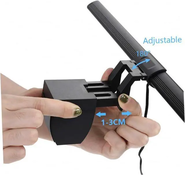 Alt view image 7 of 7 - 1set Led Computer Monitor Light USB Connection Three Lighting Modes for Eye Care Clip Design for Desk Use for Home Office and Workstations