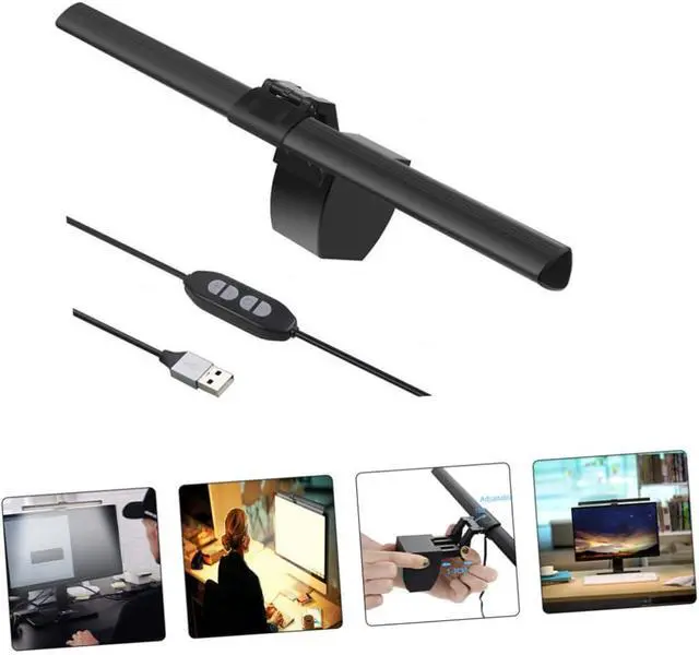 Alt view image 6 of 7 - 1set USB Monitor Lamp Eye-Caring Led Light Dimmable Screen Light Bar for Home and Office Use Long USB Cable for Easy Setup Portable Design