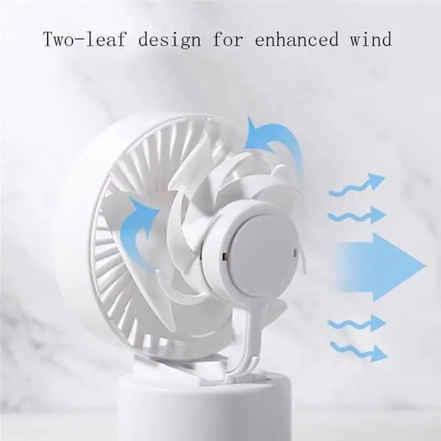 Alt view image 4 of 7 - USB Desk Fan,Personal Desktop Table Fan, Quiet Portable Mini Fan for Home Office Bedroom (Color : Black)
