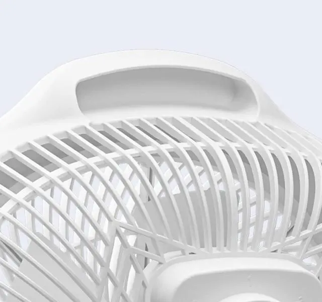 Alt view image 5 of 7 - USB Fans Small Electric Fan, Silent Big Wind Turning Page Fan, Home Bed Student Dormitory Office Desk Fan 3m Extension Cord (Color : White, Size : 22 * 24 * 11cm)