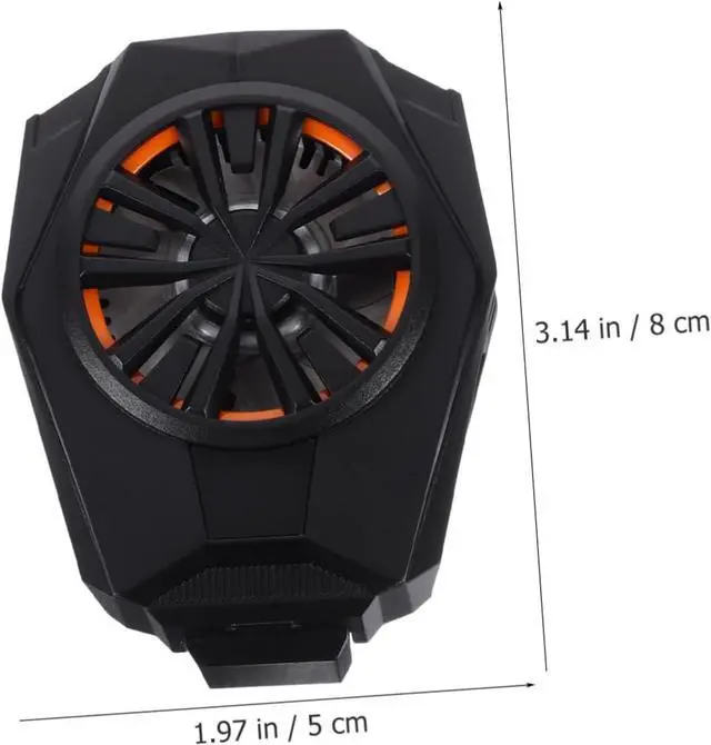 Alt view image 4 of 7 - ARTIBETTER 3pcs Mobile Phone Cooling Radiator Compact Phone Heat Sink for Gaming Type Connector Noise Reduction Design Cellphone Cooler for Comfortable Use