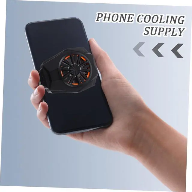 Alt view image 6 of 7 - ARTIBETTER 3pcs Mobile Phone Cooling Radiator Compact Phone Heat Sink for Gaming Type Connector Noise Reduction Design Cellphone Cooler for Comfortable Use
