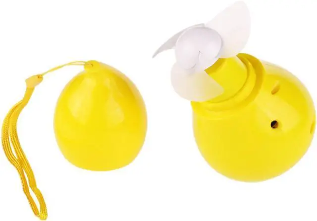 Alt view image 4 of 5 - Hulu Mini Fan Desk Yellow USB Rechargeable Portable Electric Usb Fans fan