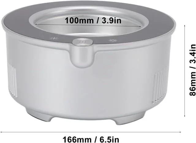 Alt view image 2 of 7 - Smart Cooling Heating Coaster 2 in 1 Beverage Warmer and Drink Cooler 11 to 68  USB Heating and Cooling Mat Coffee Warmer for Car Office Travel Camping