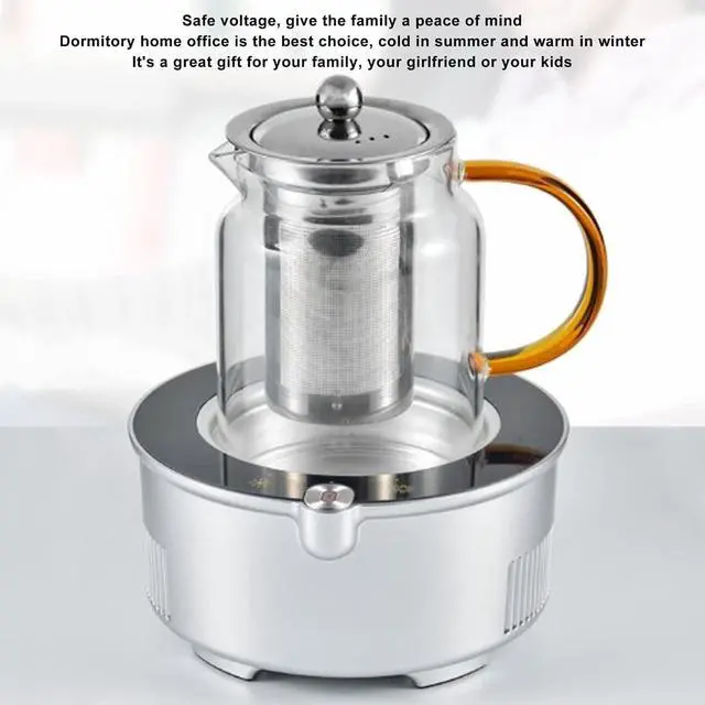Alt view image 6 of 7 - Smart Cooling Heating Coaster 2 in 1 Beverage Warmer and Drink Cooler 11 to 68  USB Heating and Cooling Mat Coffee Warmer for Car Office Travel Camping