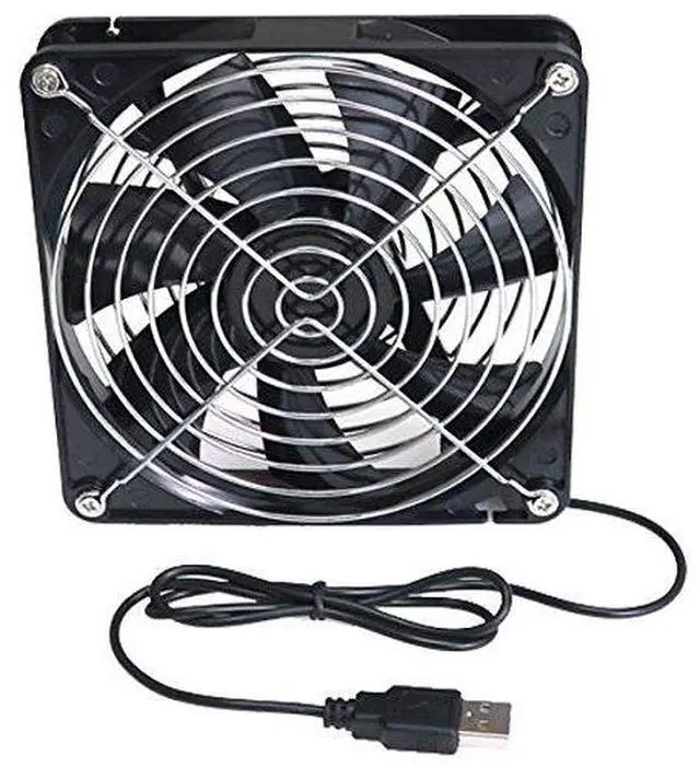 Alt view image 3 of 3 - Timely USB Fan [5.5 inch (140 mm) Square Fan Model] BIGFAN140U