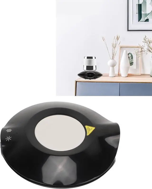 Alt view image 6 of 7 - Electric Coffee Warmer Cooler Cup Mat USB Powered, Heating Cooling 2 in 1, Maximum 65 Degrees, Portable USB Warming Plate - Rechargeable Smart Digital Display, Suitable for Coffe