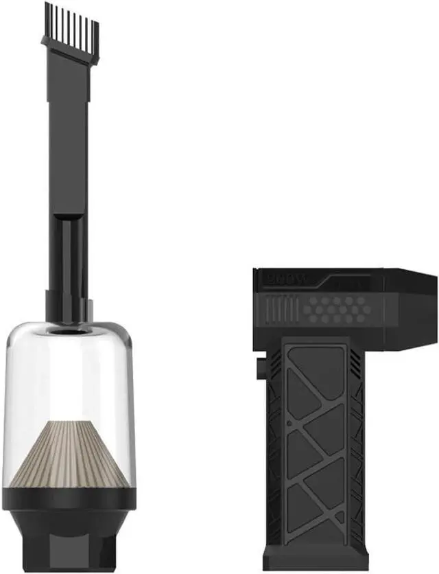 Alt view image 6 of 7 - USB Rechargeable Mini Blower, 130000rpm High-Speed Turbo Fan, Multi-Function Portable Dust Collector, Computer Keyboard Cleaning Tool, Dual-Action Dust Suction and Blowing Equipment