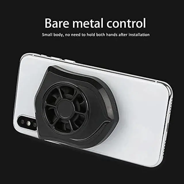 Alt view image 2 of 4 - Universal Mobile Phone Heat Sink Suction Cup Radiator Physical Cooling Fan USB Rapid Cooler Phone Game Radiating