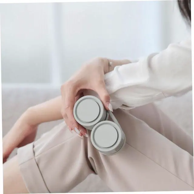 Alt view image 7 of 7 - Didiseaon 5 Sets Hanging Neck Fan USB Neck Handheld Cool Fan Personal Fan School Handheld Fan Hands Free Neck Fan Rechargable USB Fan Around The Neck Fan Mini Cooling Fan Plastic Office