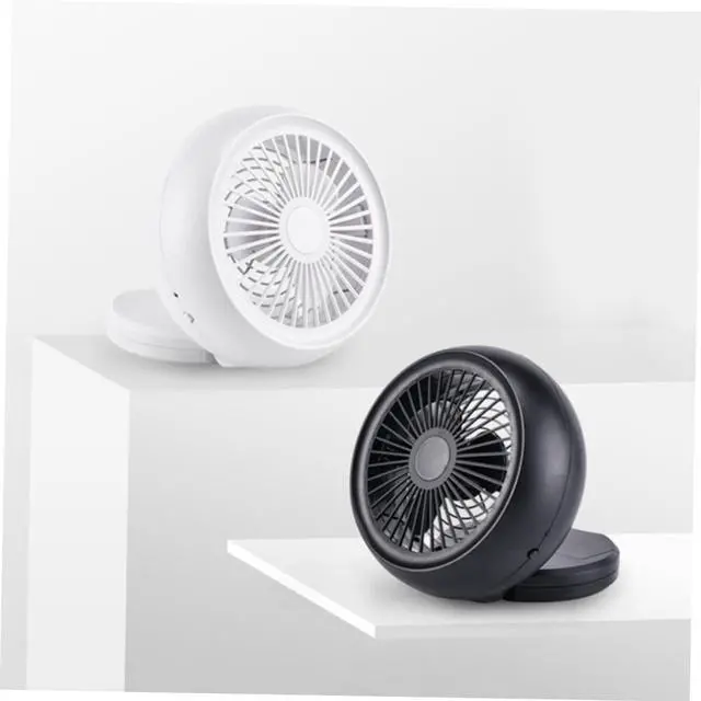 Alt view image 2 of 7 - Uonlytech 3pcs USB Rechargeable Mini Fan for Home Desktop Cooling Fan Without Battery Portable for Summer for Offices and Travel Black
