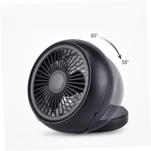 Alt view image 7 of 7 - Uonlytech 3pcs USB Rechargeable Mini Fan for Home Desktop Cooling Fan Without Battery Portable for Summer for Offices and Travel Black