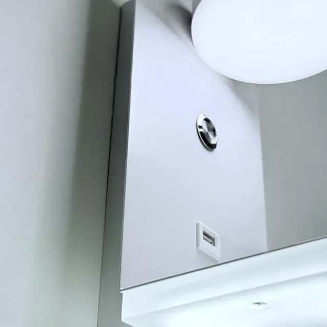 Alt view image 4 of 6 - 1 Pack Modern Headboard Reading Lamp with USB Charging, Adjustable 330° Wall Light, 3 Color Modes (3000K/4000K/6000K), Button Switch for Bedroom Bedside Lighting