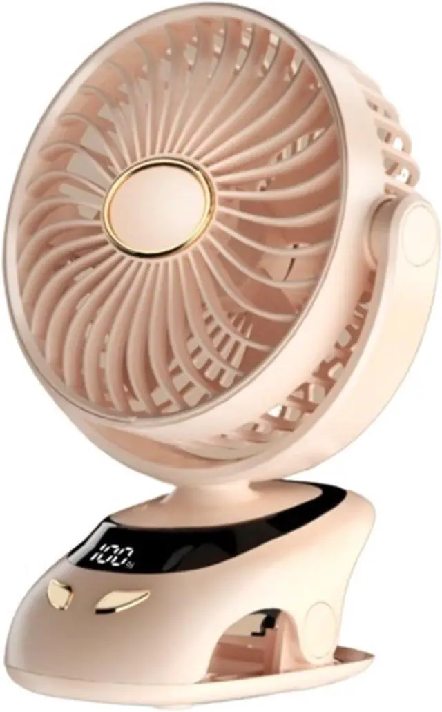 Alt view image 2 of 7 - AJMIPO Clip Fan Usb Mini Portable Charging Small Fan Desktop Student Dormitory (Blue,23 * 17 * 9cm)