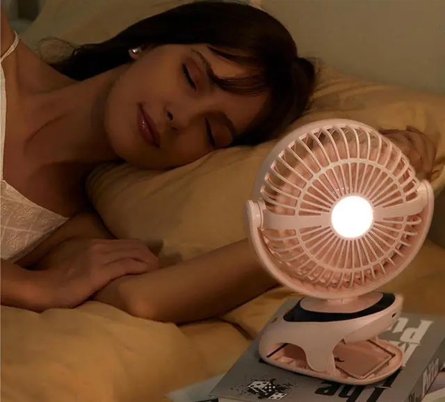 Alt view image 7 of 7 - AJMIPO Clip Fan Usb Mini Portable Charging Small Fan Desktop Student Dormitory (Black,23 * 17 * 9cm)