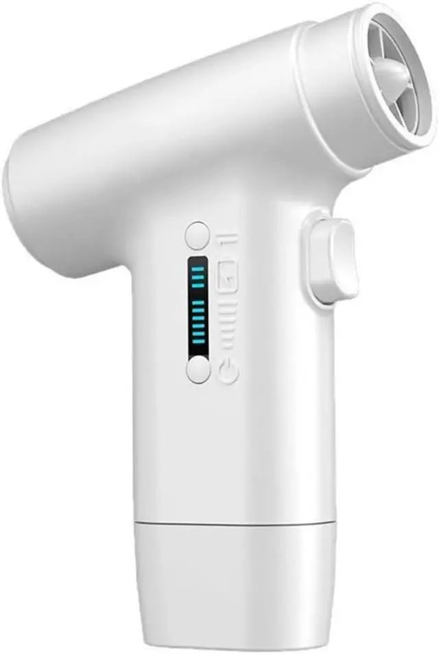Alt view image 7 of 7 - Air Blower Adjustable Speed Handheld Fan 80000RPM Air Blower USB Rechargeable 3000mAh Cooling Fan Blower For Outdoor Use