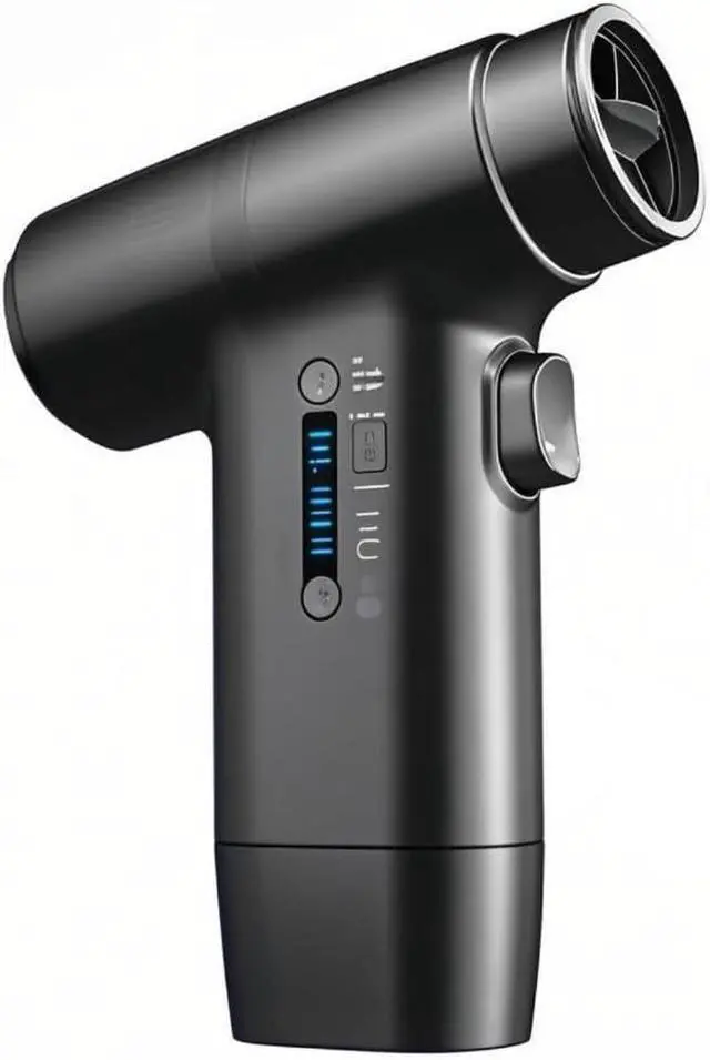 Alt view image 5 of 7 - Air Blower Adjustable Speed Handheld Fan 130000RPM Air Blower USB Rechargeable 5000mAh Cooling Fan Blower For Outdoor Use