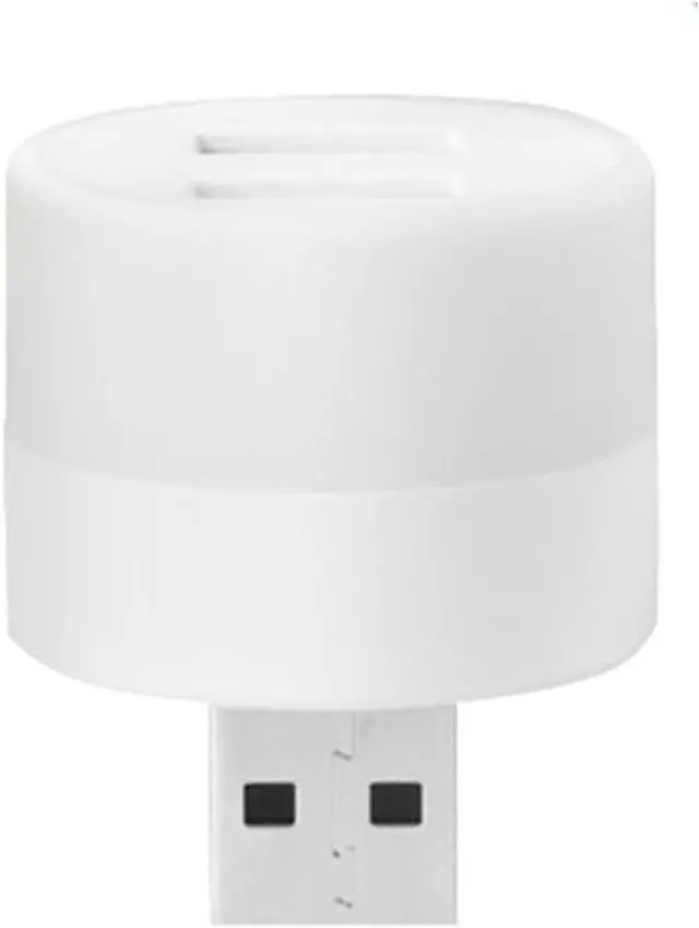 Main image of Small Black Table lamp USB Plug Computer lamp USB Mobile Power Charging Small Book led Lamps Eye Protection Reading Light Small Round Night Light