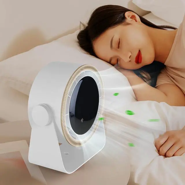 Alt view image 2 of 7 - 3600mAh Portable USB Charging Desk Fan Hangings Ceiling Fan Air Conditioner