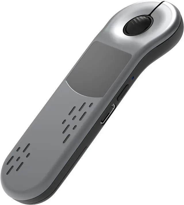 Main image of Air Mouse Bluetooth Rechargeable Presenter with Touchpad, Remote Control for PowerPoint/Keynote/TikTok/Camera/Kindle App, Applicable for PC/iOS/Android (Silver)